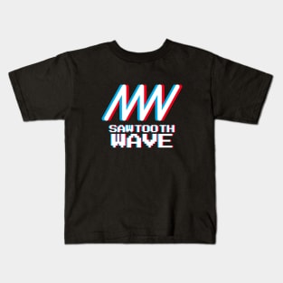 Sawtooth Wave 8-Bit Kids T-Shirt